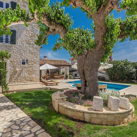 Beautiful Stone House - Villa Parentium With Private Pool Dračevac Екстериор снимка