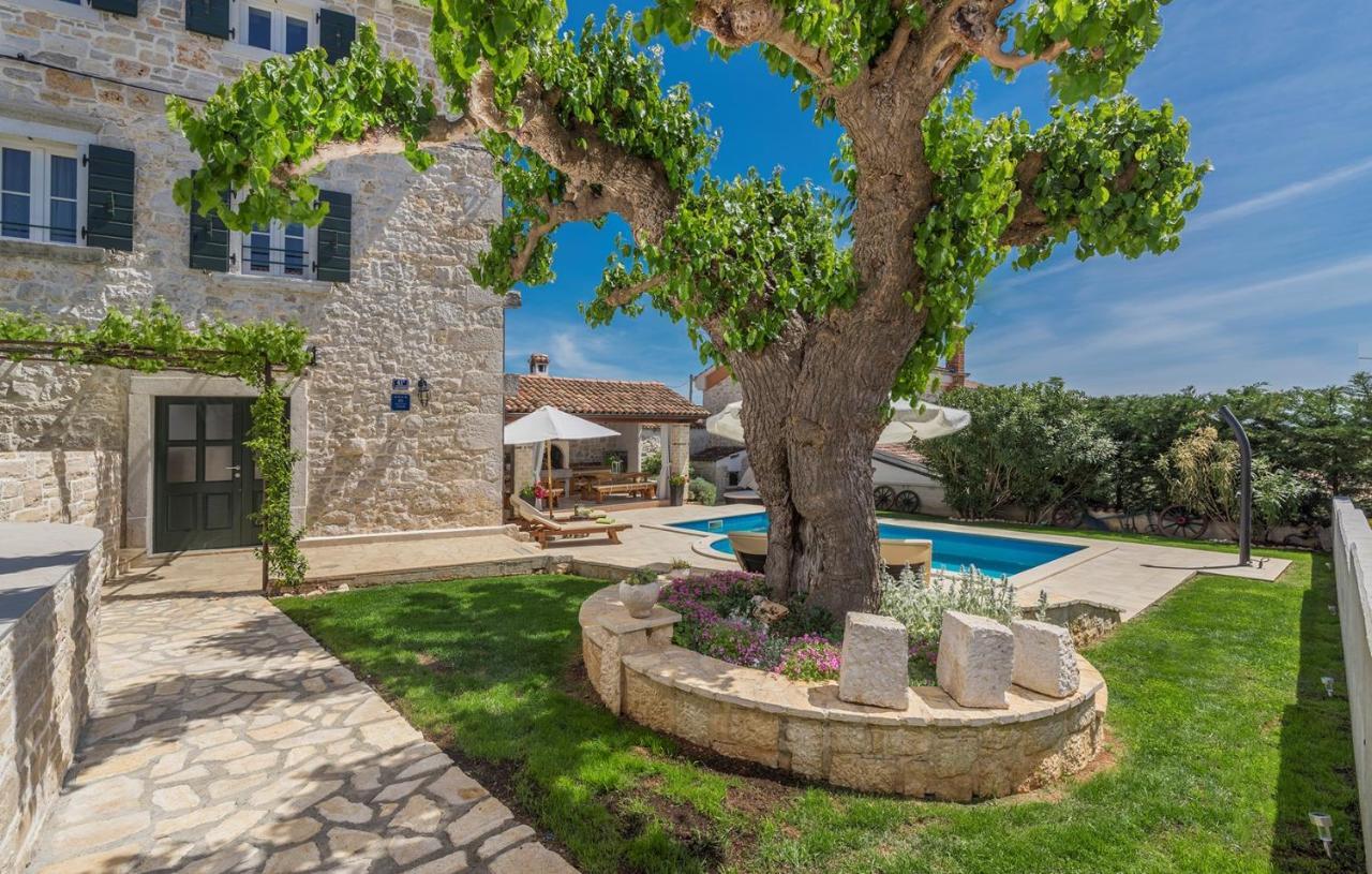 Beautiful Stone House - Villa Parentium With Private Pool Dračevac Екстериор снимка